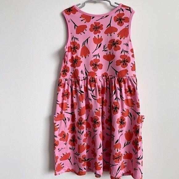 NWOT Hanna Andersson Sleeveless Print Pocket Girl Dress, 10 Years - Picture 2 of 10